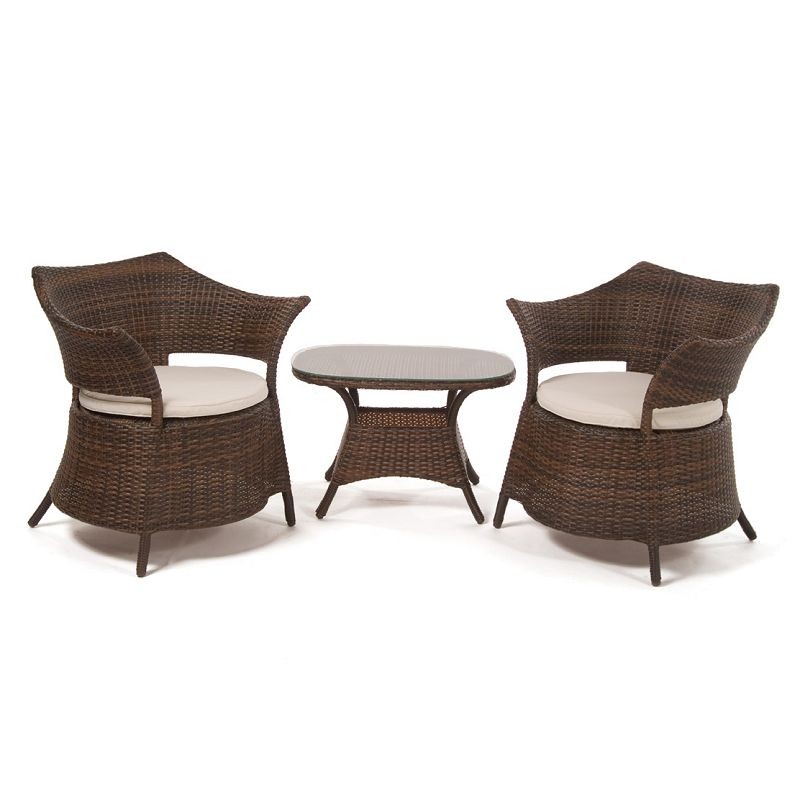 Resin Wicker Patio Furniture Sets on Patiosetsmart   Wicker Patio Sets   Macau Wicker Patio Set 3 Piece