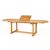Modern Teak Patio Dining Table Oval Extendable 84-120 CA-50105